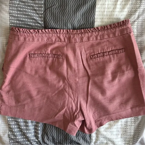 LOFT Pink High Waist Shorts - Picture 3 of 3